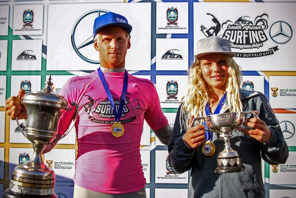 SA-Champs-Day-6 IanThurtell_-open-womens-and-men-winners_Jordy-Maree-and-Zoe-Steyn
