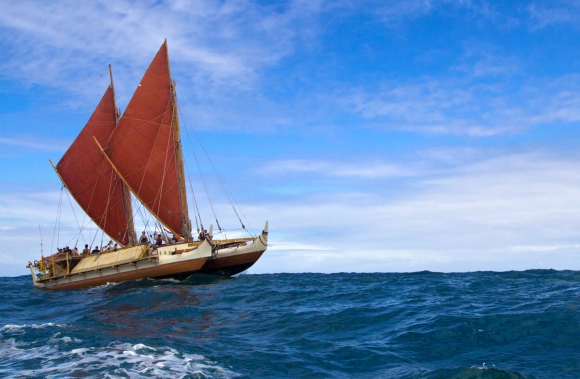 Hokulea Hawaiian Voyaging Canoe