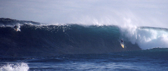 Chris Bertish at Dungeons. Cira: 2002. Photo: Pierre Marqua