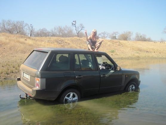 Taking a game drive in the Kruger National Park