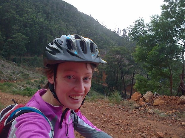 Me in my happy place on my MTB above Tokai Forest :)