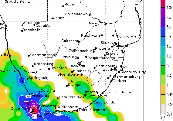 GFS RAIN RSA PLOT12