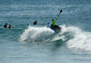 How it looks when the pros use their SUPs. Gary van Rooyen. Pic Godwin