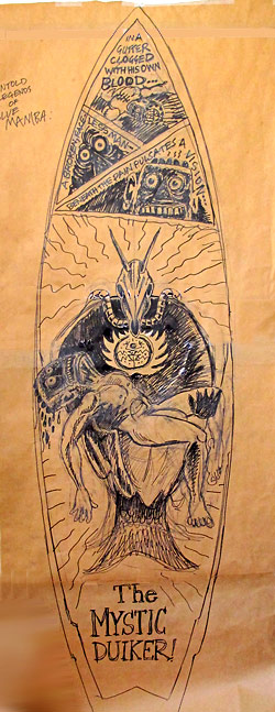 Sneak Preview of ND Mazin's Mystic Duiker, Phase I: the ruminatory sketch.