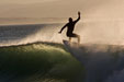What a way to start the day, a first light floater in perfect JBay. Photo: Thiago Dorta