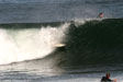 Micks winning tube at Kalk Bay. Photo by Simone Robb