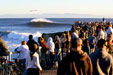 Big waves bring big crowds.