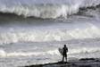 Waiting for a gap at the gulley. JBay. Photo: Luc Hosten