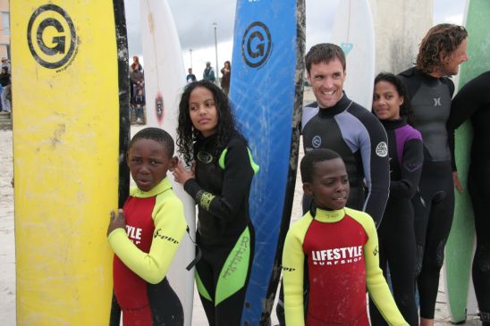 Ticket To Ride kids entered the Earthwave attempt. Photo Spike