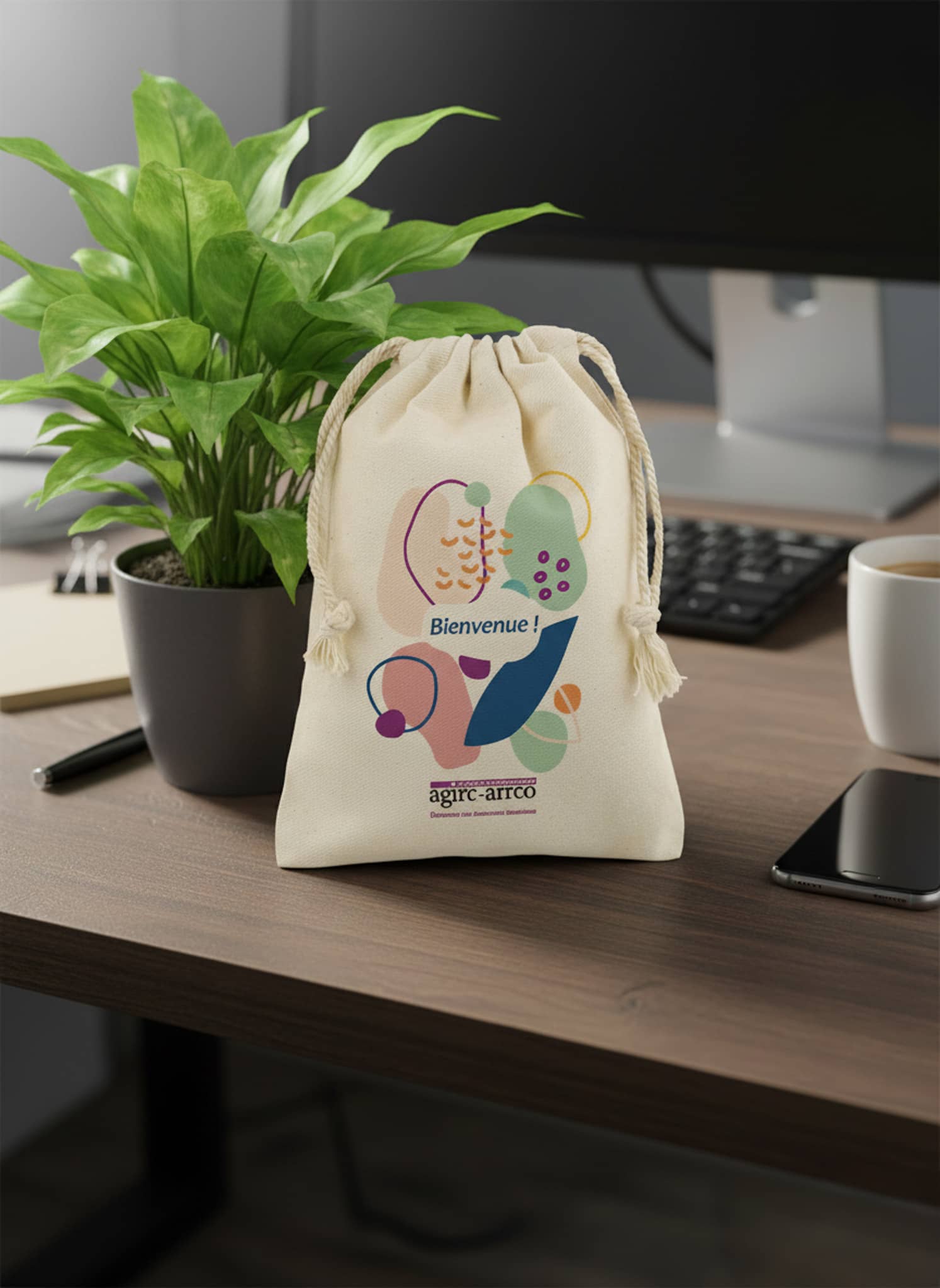 Optez pour un packaging original et utile : pochon, tote bag ou sac élégant. Pratique et réutilisable, il valorise vos attentions, prolonge l’expérience de réception et véhicule vos valeurs avec style.