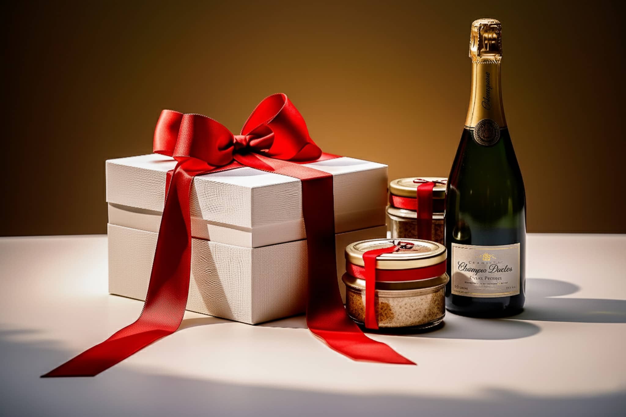 Marquez les esprits et renforcez vos relations professionnelles avec nos cadeaux d'affaires gourmands. Une sélection de coffrets raffinés (chocolats, vins, délices du terroir…) pour remercier vos clients, partenaires et collaborateurs avec une attention mé