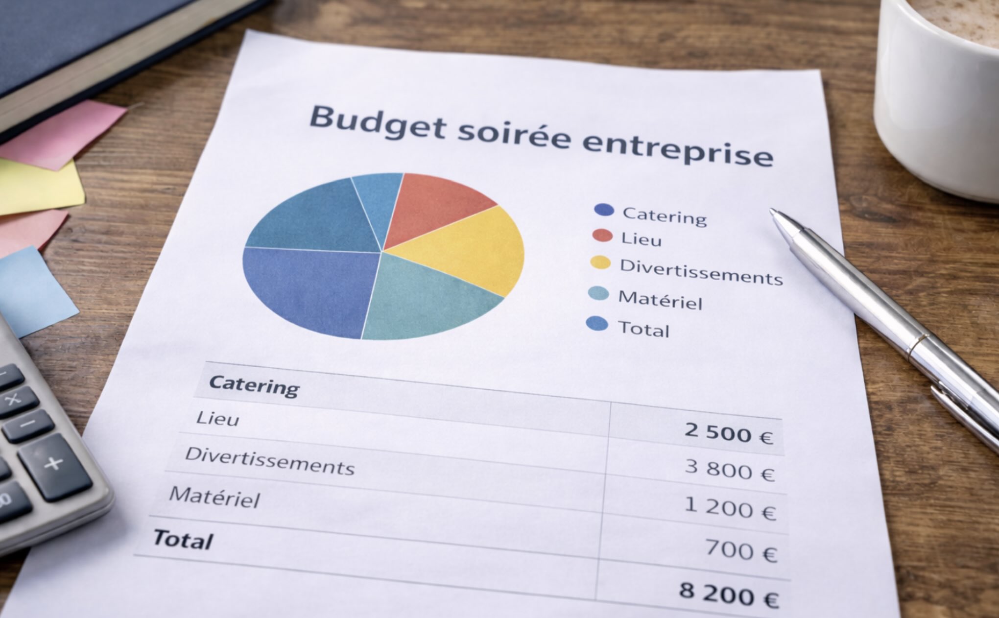 Définissez le budget idéal pour votre soirée d'entreprise. Estimation du coût par personne, postes de dépenses clés et astuces pour optimiser votre événementiel corporate sans compromis.