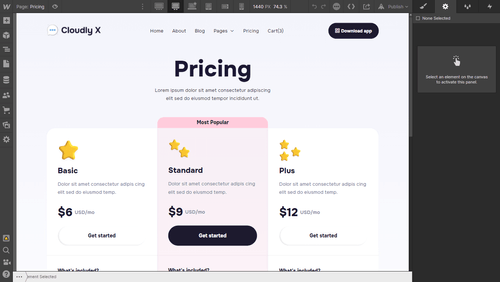 eCommerce - Cloudly X Webflow Template