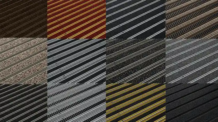 Batch Renderings von Emco Aluprofil Fußmatten