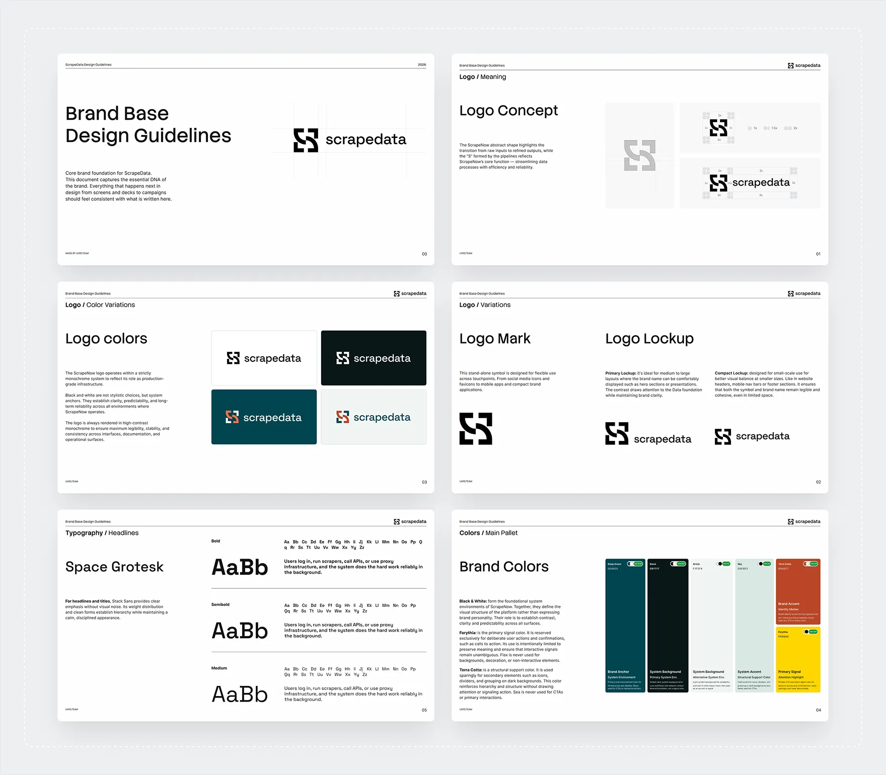 Branding for: ScrapeData SaaS Product
