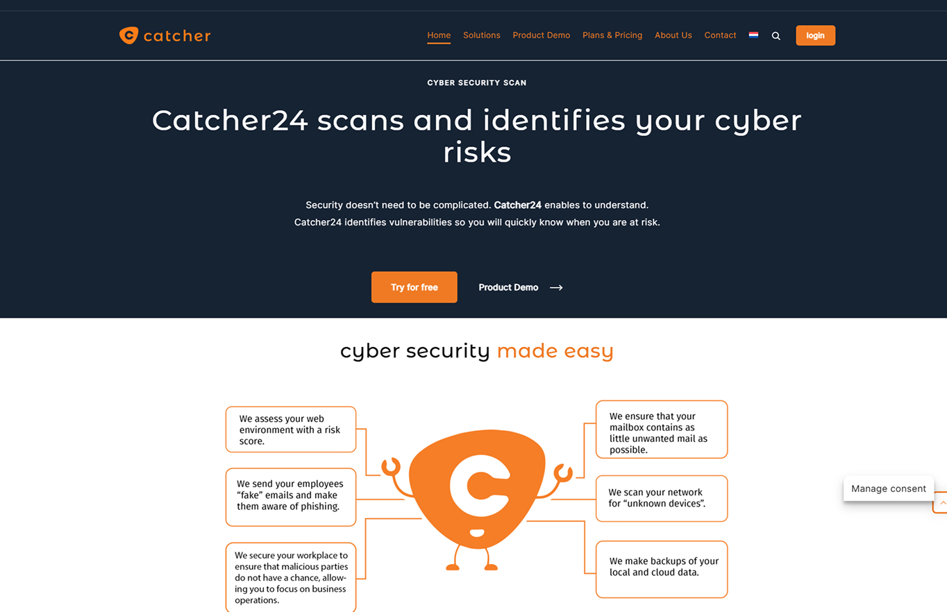 Security24 Cybersecurity Website Redesign
