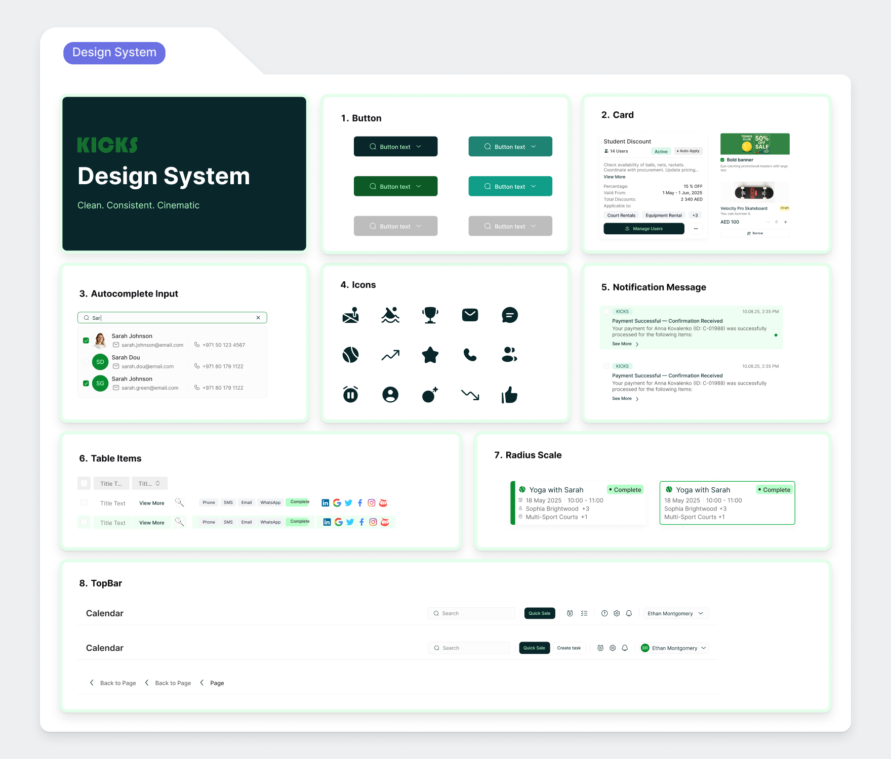 KICKS Sports Facility Management Software