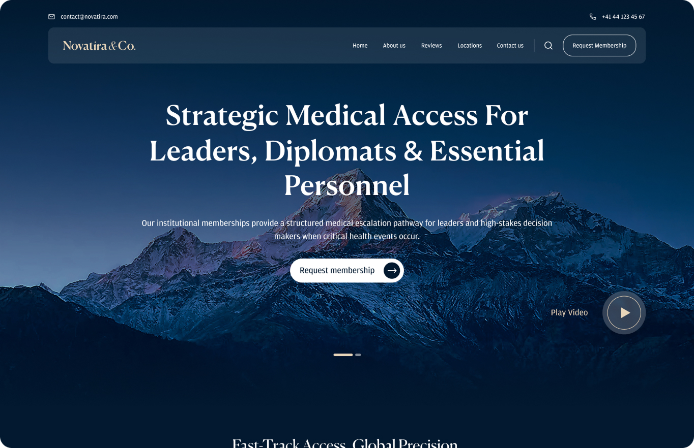 Novatira Private Medical Access Platform