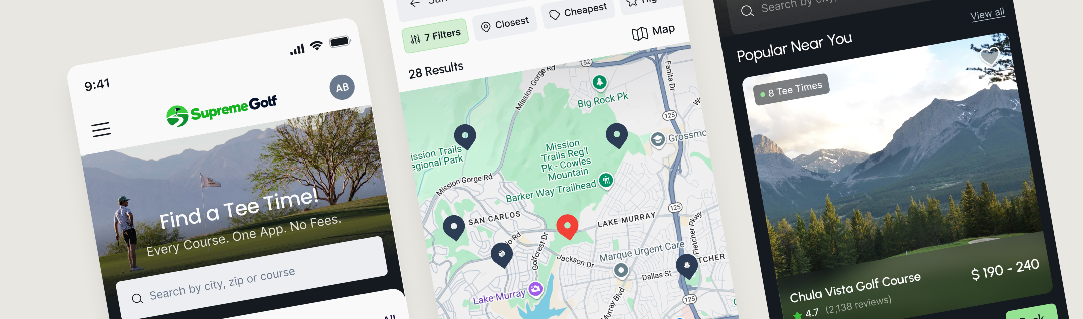 Supreme Golf Marketplace & Tee Time Booking Platform