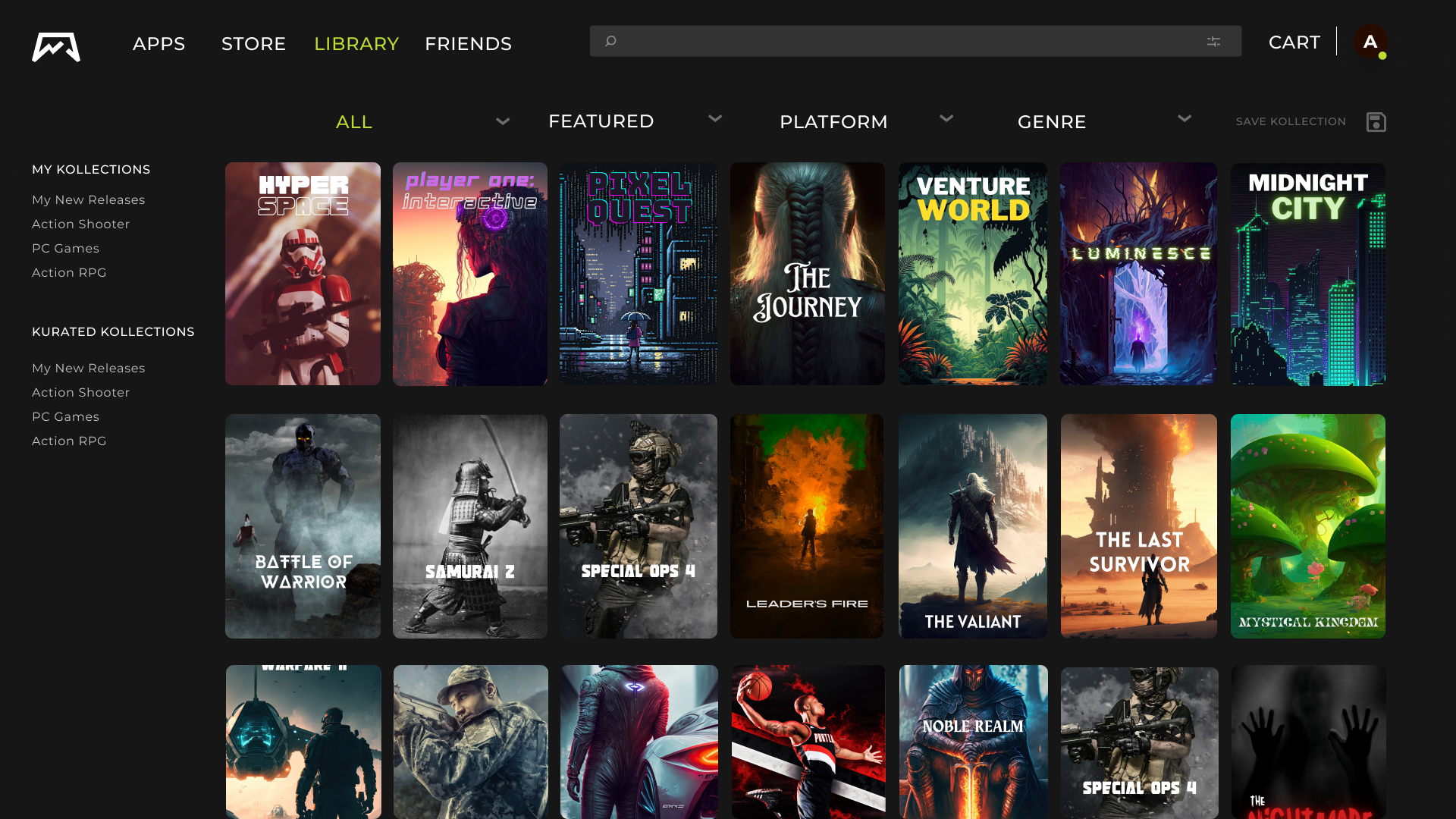 Kontrol Game Streaming Platform