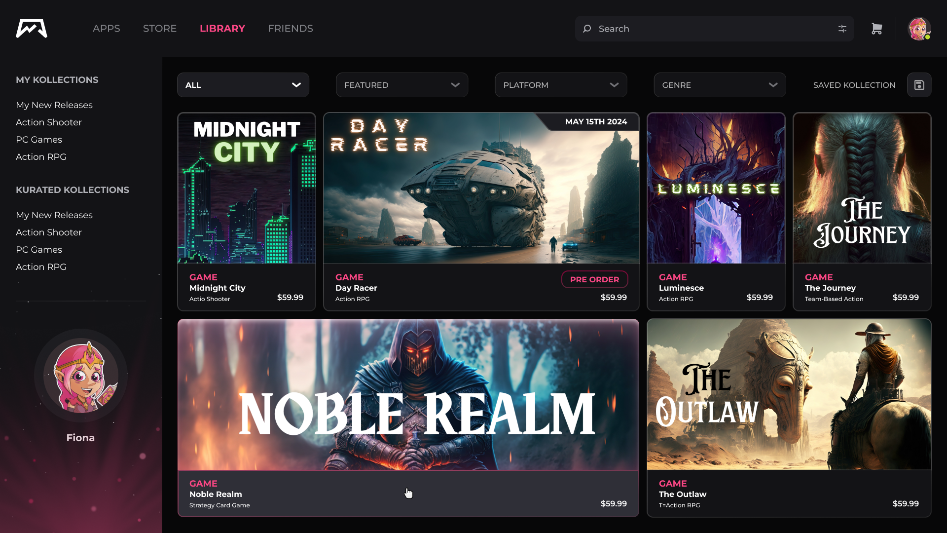 Kontrol Game Streaming Platform