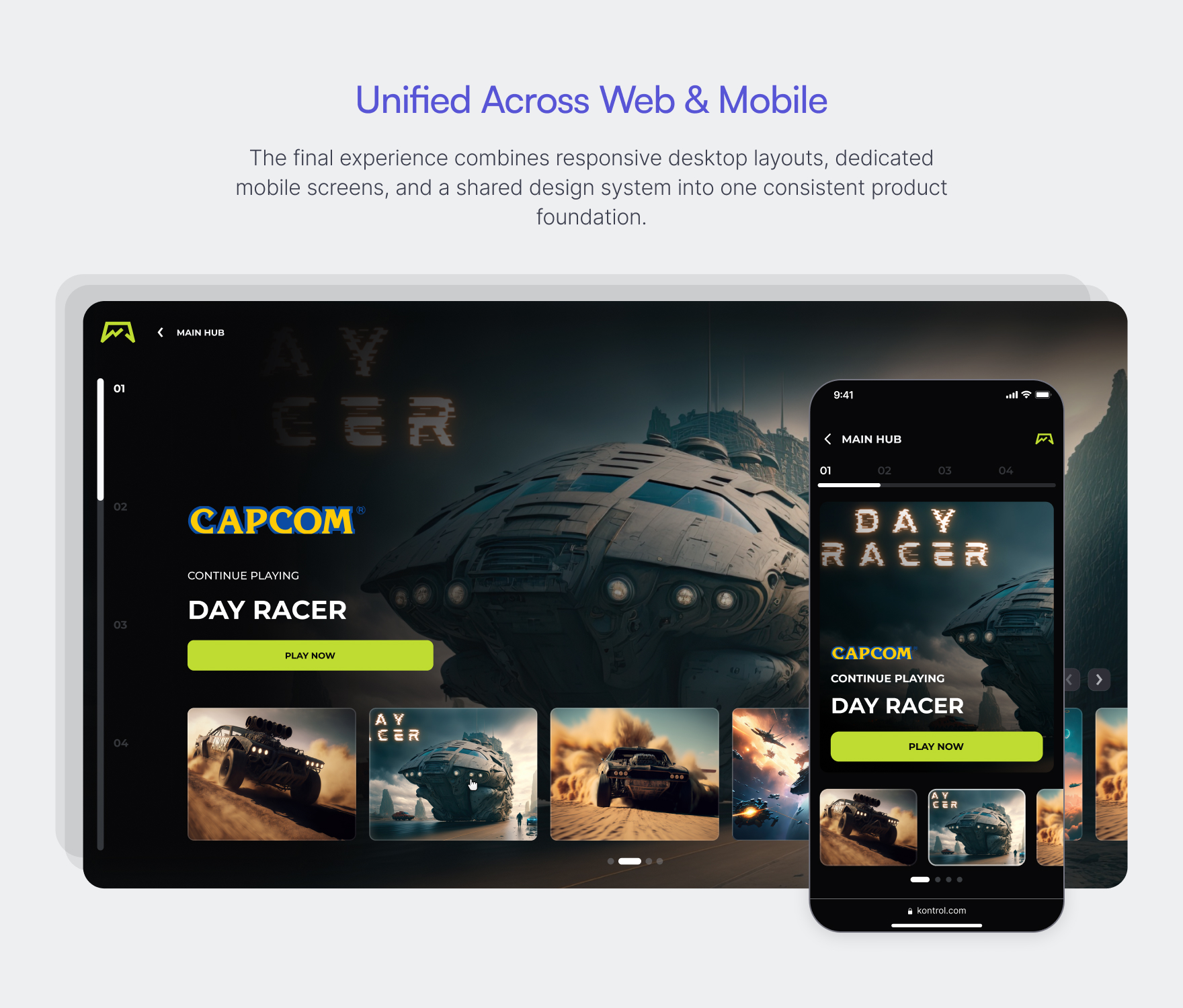 Kontrol Game Streaming Platform