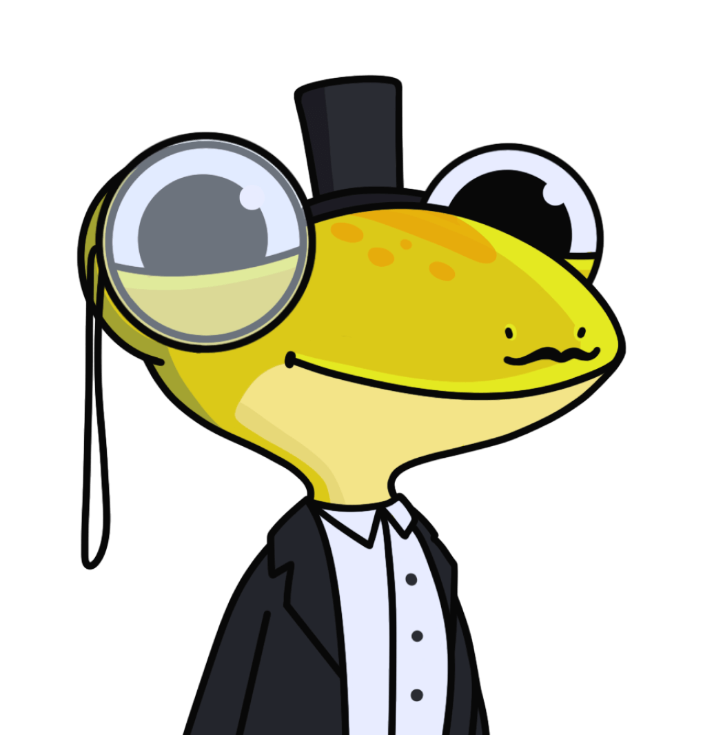 lizard in smoking and with high hat