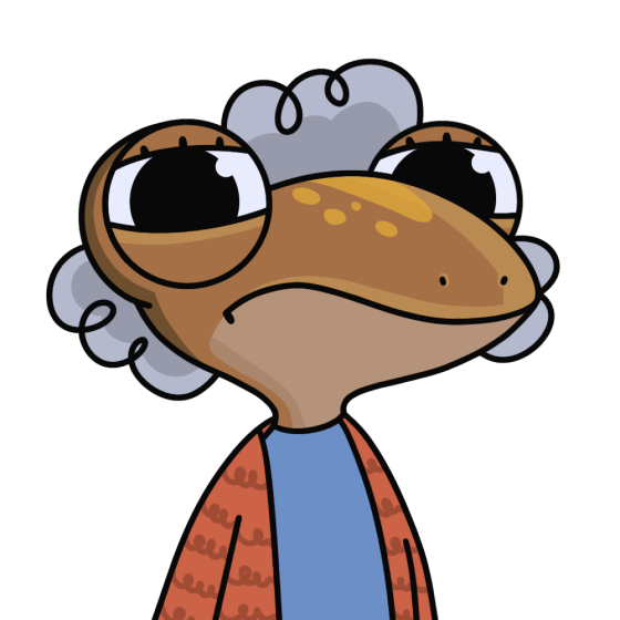lizard with grey hair