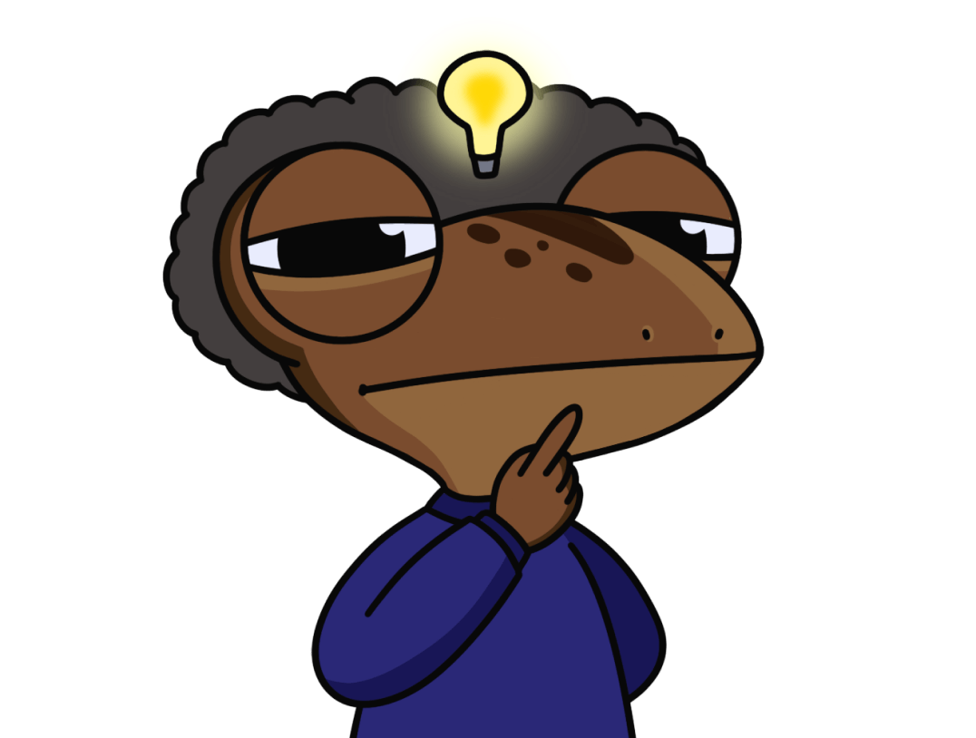 brown lizard with a lightbulb