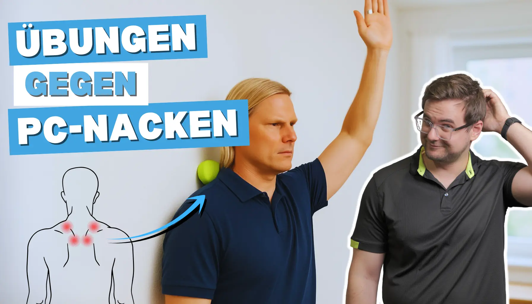 Physiotherapie Bonn: Effektive Übungen zur Lösung von Nackenverspannungen beim Arbeiten am PC
