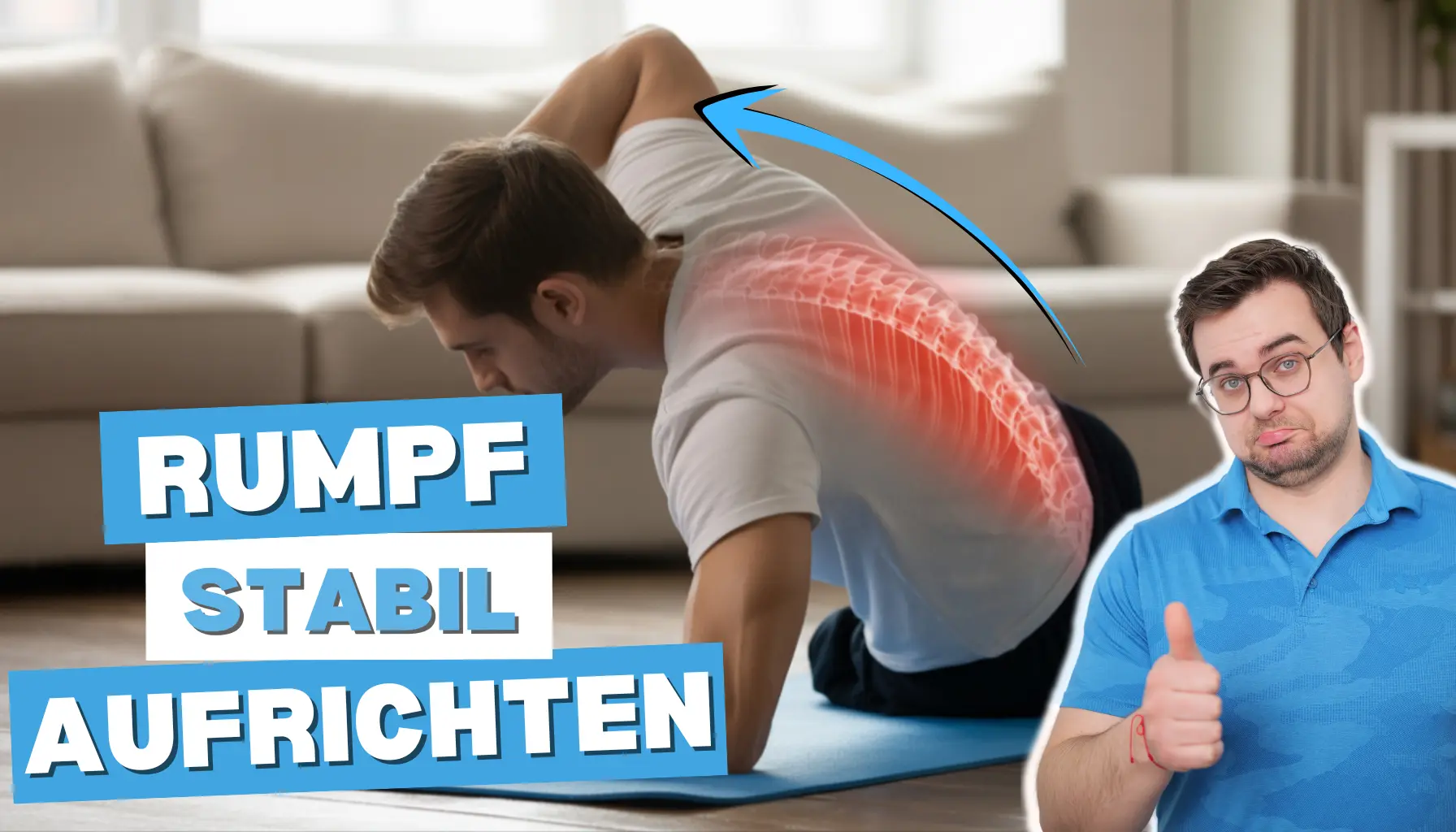 Physiotherapie Bonn: Wirbelsäule kräftigen und rotieren – 3 effektive Übungen gegen ausstrahlende Rückenschmerzen
