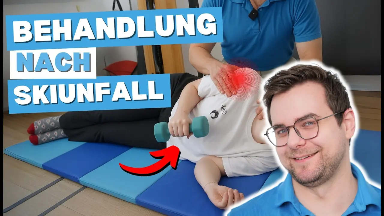 Physiotherapie Bonn: Drei einfache Übungen gegen chronische Nacken- und Schulterschmerzen nach Skiunfall