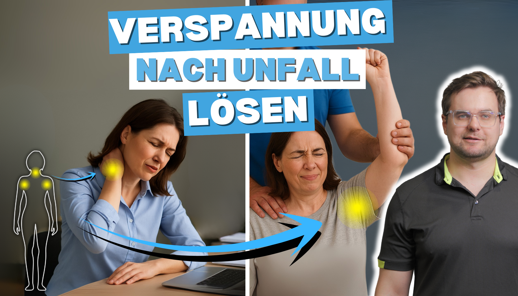 Physiotherapie Bonn: Schulter-Nacken-Probleme nach Unfall? Dieses Training löst die Verspannungen