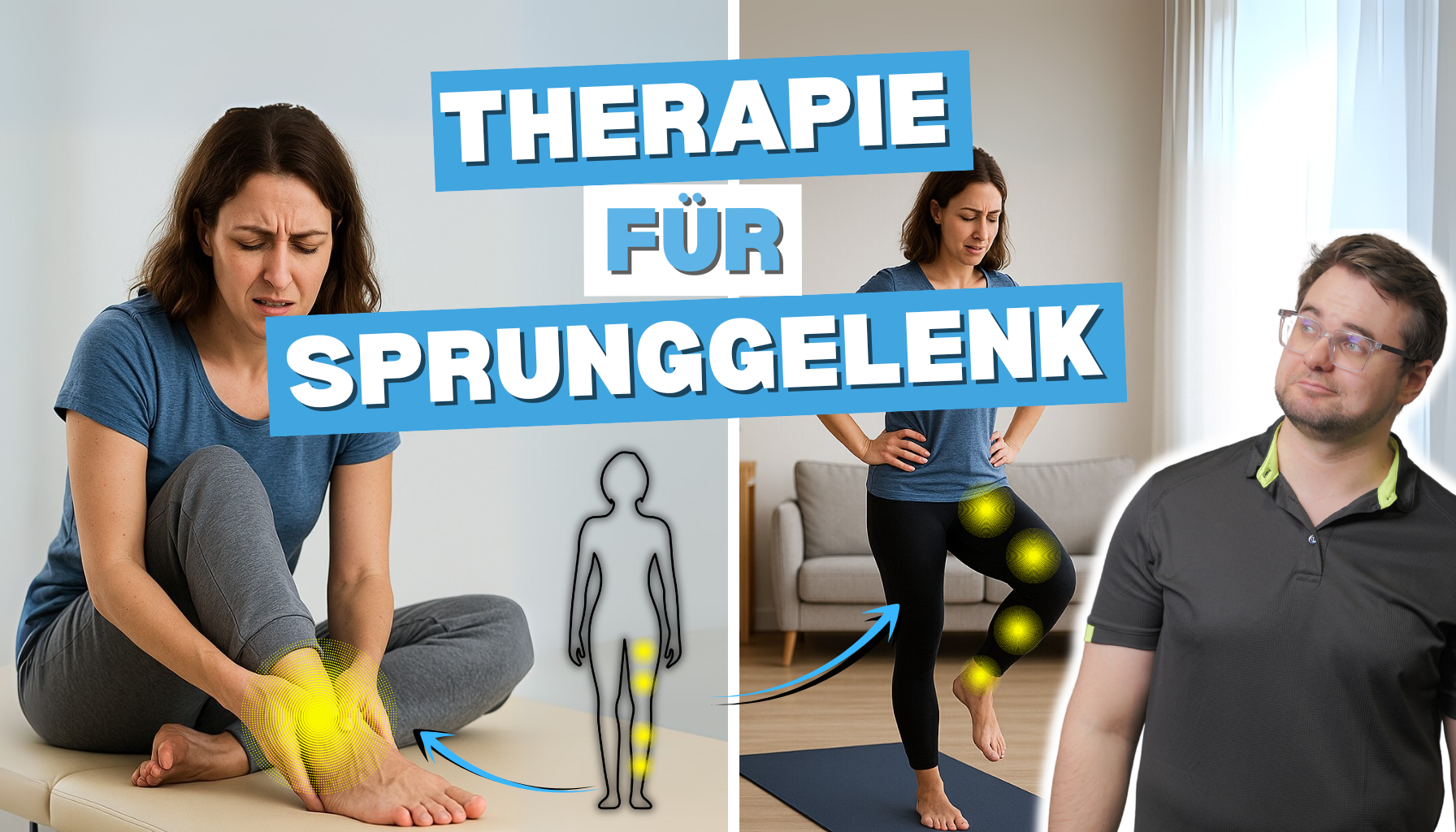 Sprunggelenk-Therapie: Arthrose, Versteifung und Instabilität mit gezieltem Training — Physiotherapie Bonn
