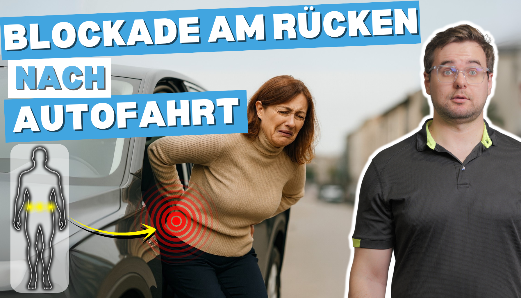 Blockade am Rücken nach dem Autofahren? Praktische Hilfe von der Physiotherapie Bonn