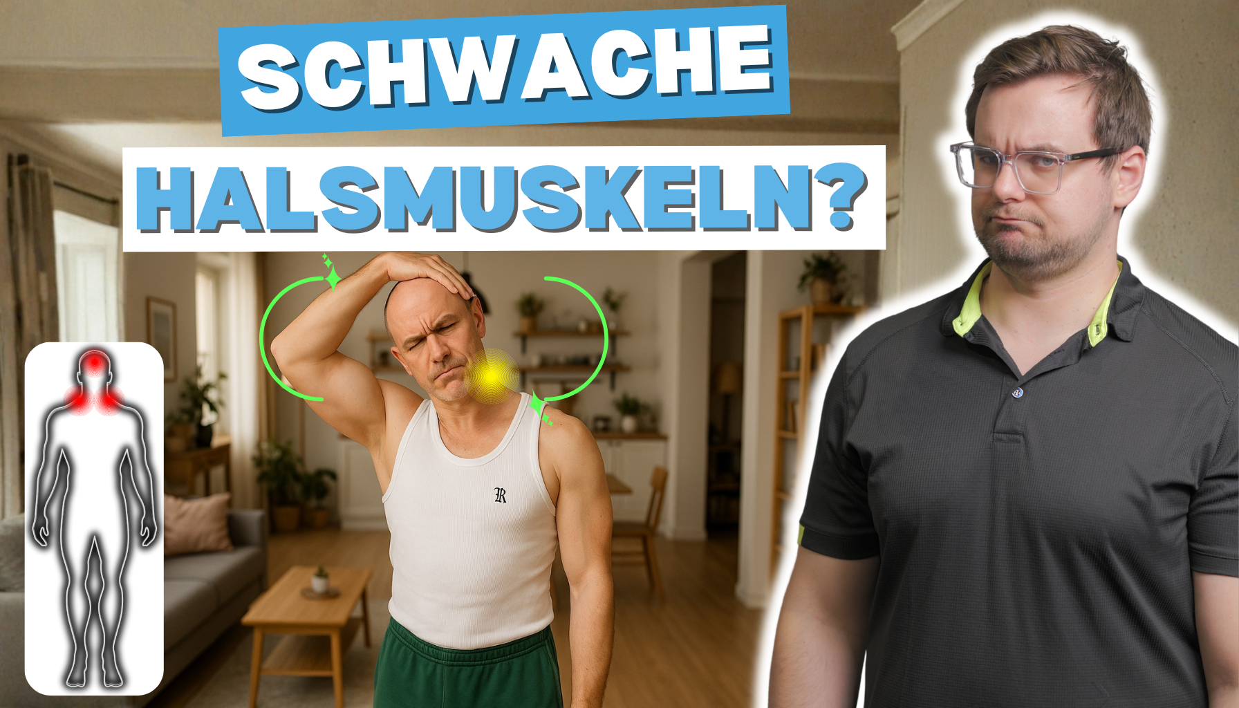 Physiotherapie Bonn — Schwache Halsmuskeln? Stärke Deine Muskeln mit dieser 2‑Minuten‑Routine