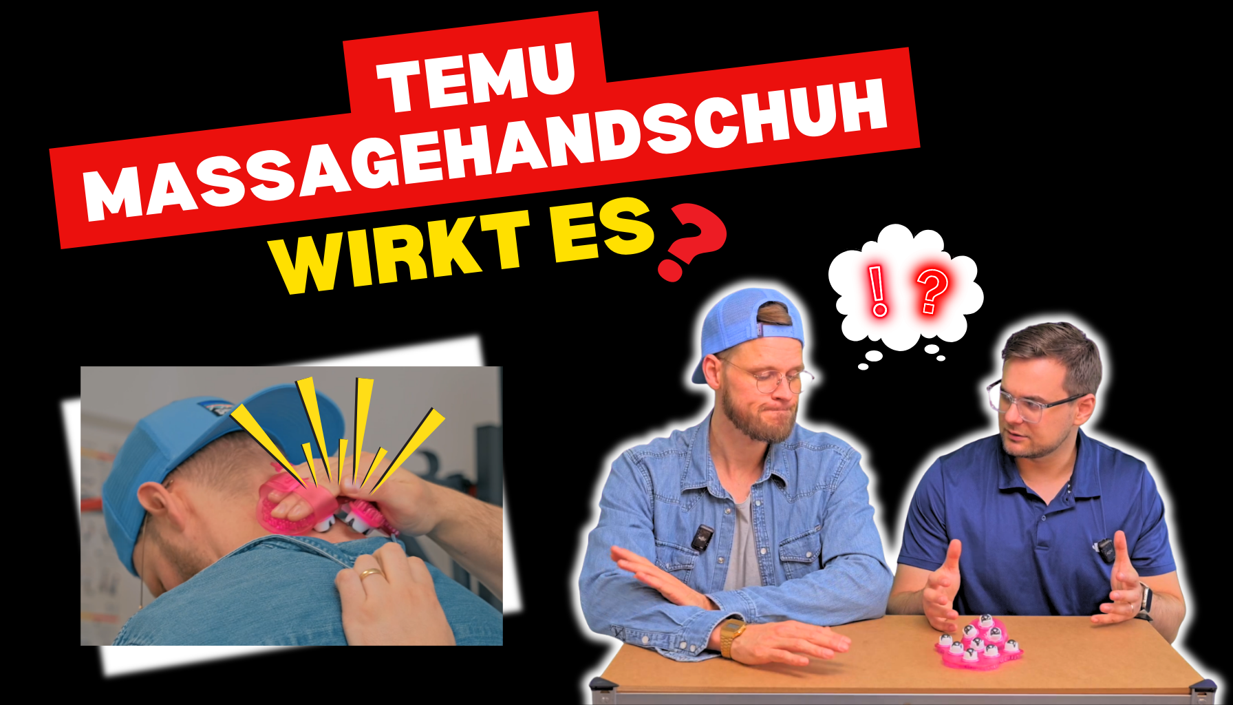 Selbstmassage leicht gemacht: Test und Einschätzung des TEMU Massagehandschuhs für Physiotherapie Bonn und Zuhause