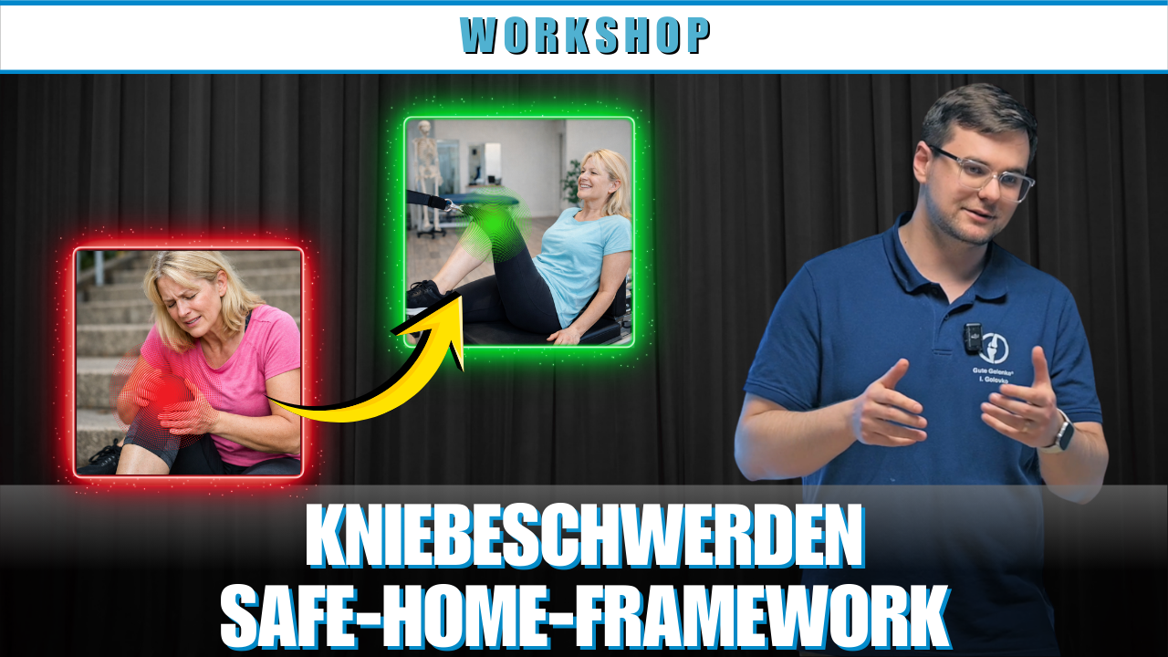 Physiotherapie Bonn: Knie-Rehabilitation mit dem Safe-Home-Framework sinnvoll dosieren