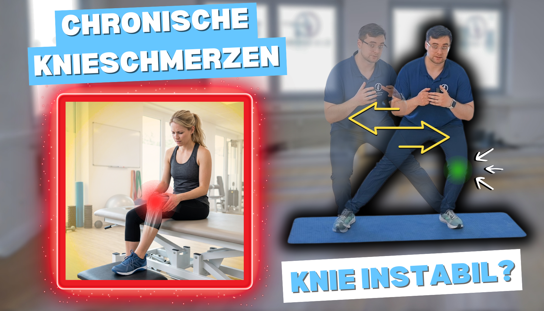 Physiotherapie Bonn bei chronischer Knieinstabilität: Stabilität im Kniegelenk zurückgewinnen
