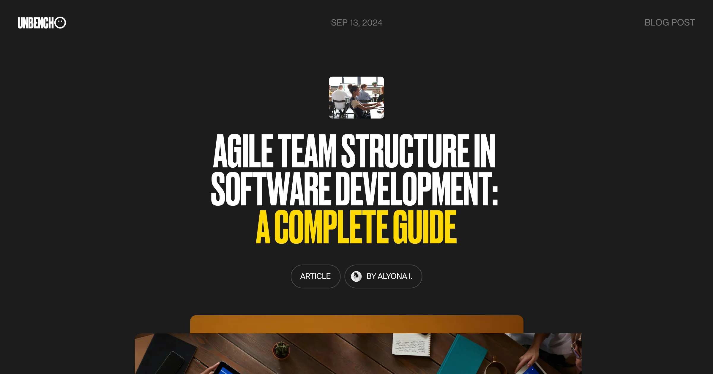 Agile Team Structure in Software Development | Unbench