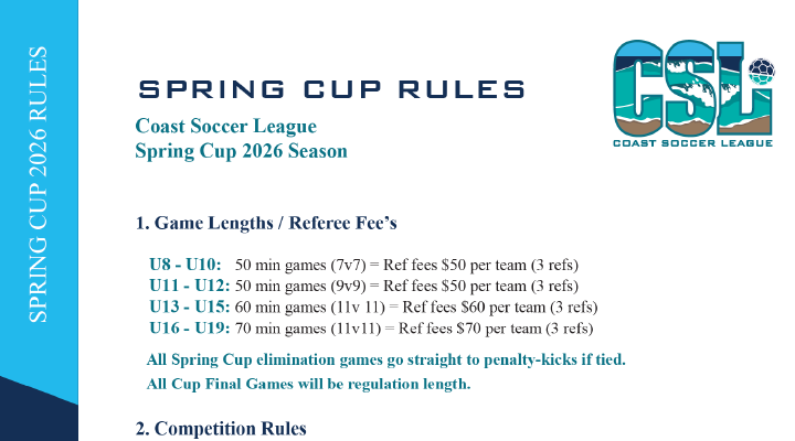 Image of Spring Cup Rules