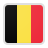 Flag of Belgium with three vertical stripes in black, yellow, and red.