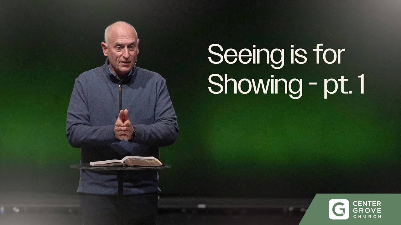 Seeing Is For Showing: Part 1