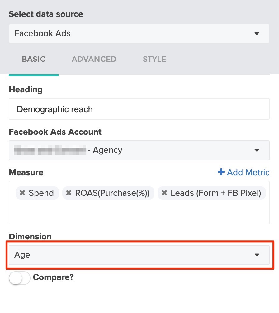 Demographic settings