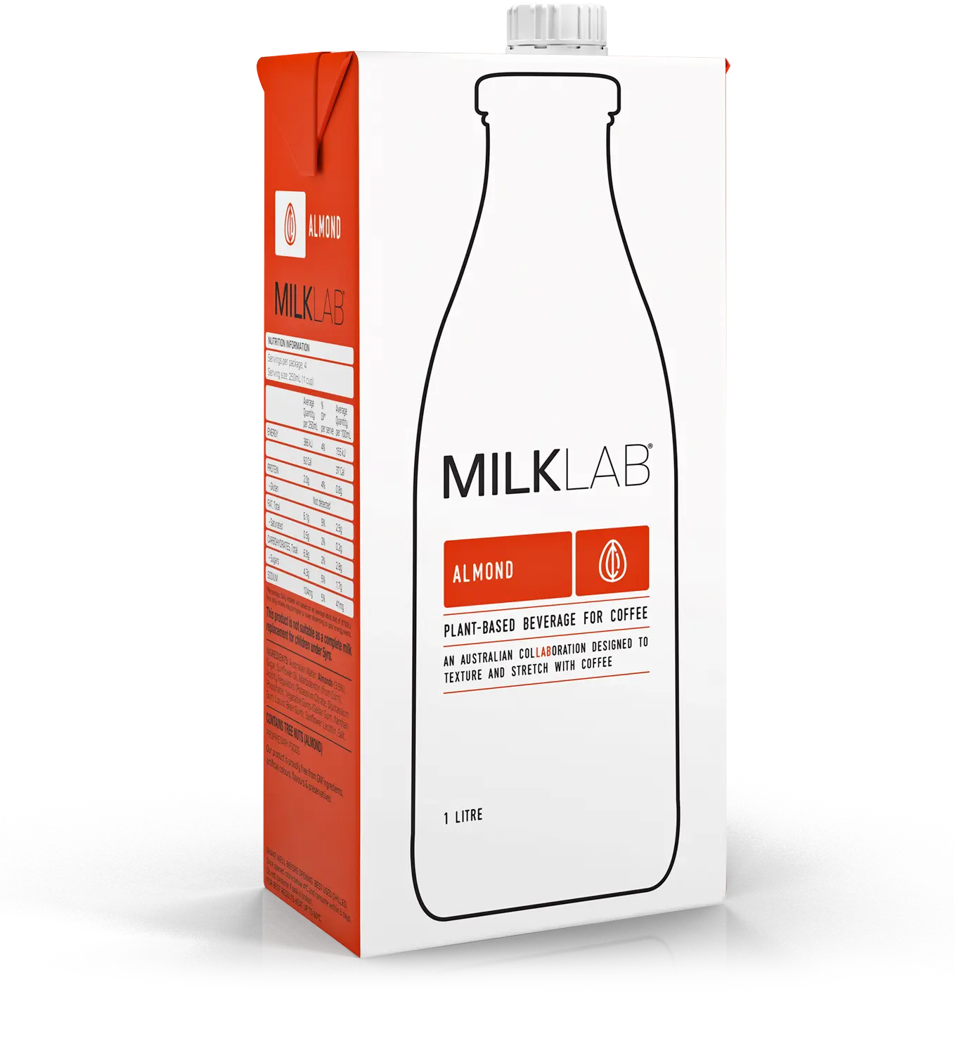 MILKLAB Barista Almond Milk Carton Front View