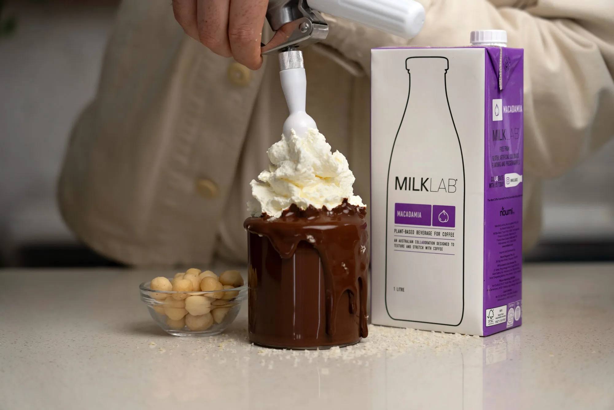 Macadamia French Hot Chocolate