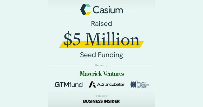Casium Raised $5M Seed Round (with participation from GTMfund)