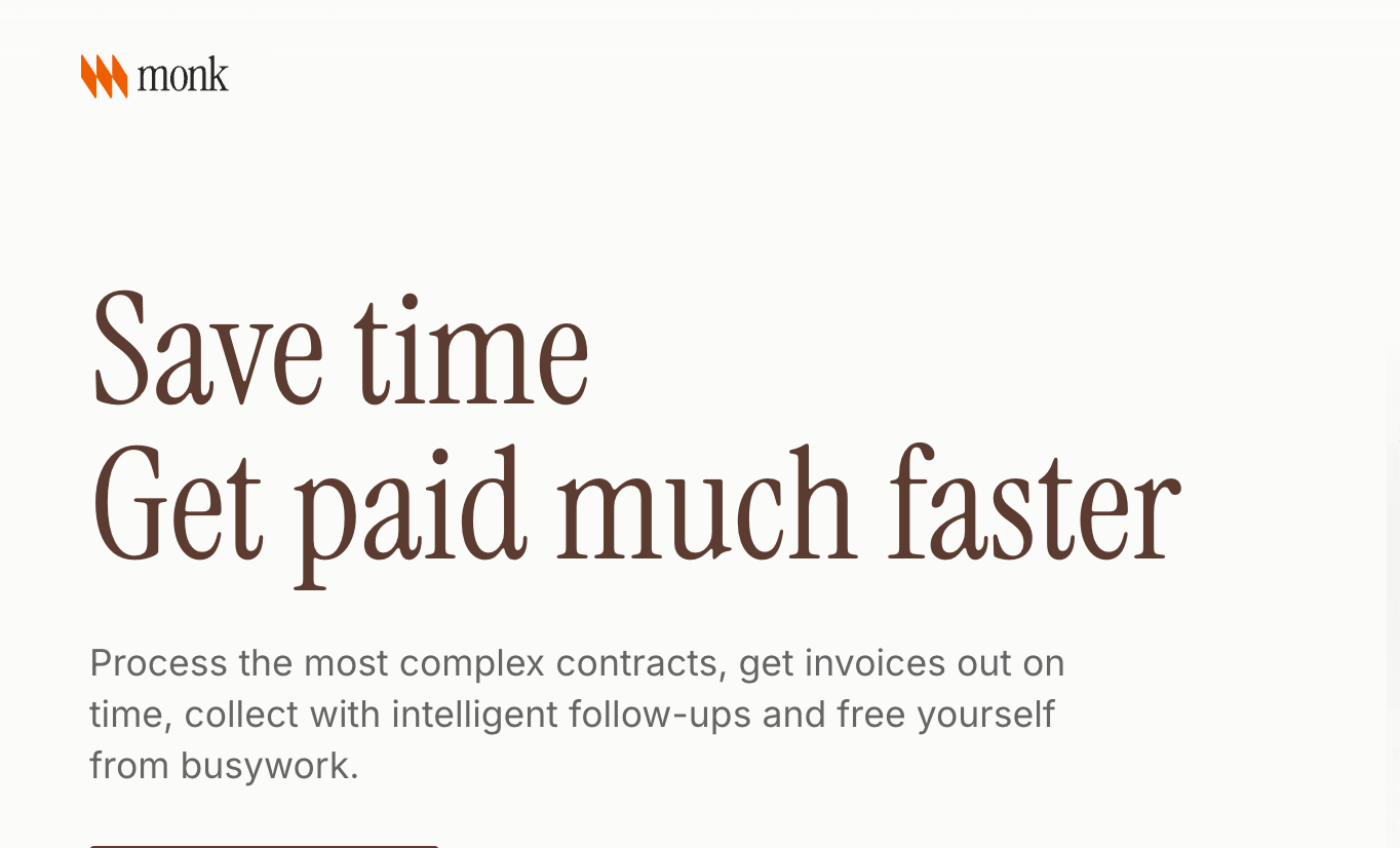 Monk raises $4M to get your invoices paid in 30 days, not 59