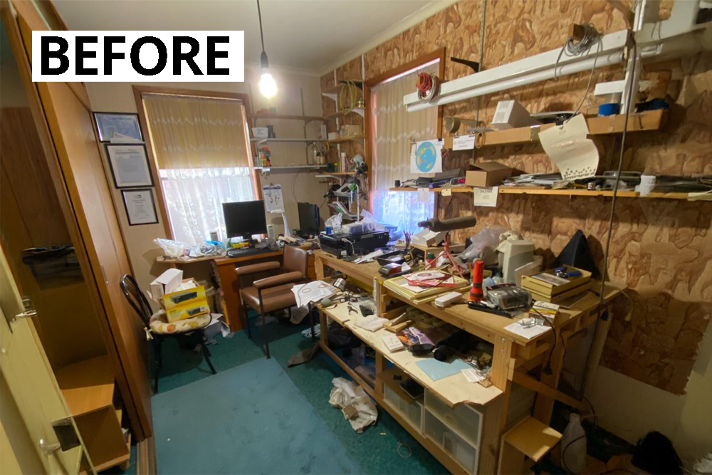 Hoarder Clean out before
