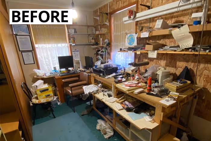 Hoarder Clean out before